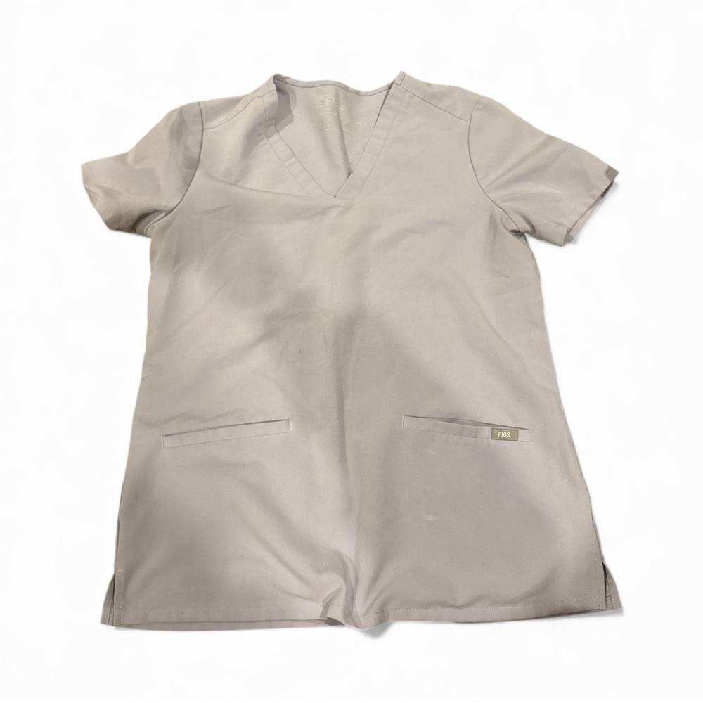 FIGS lavender V-Neck Scrub Top